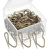 Outus 58 Pack Metal Curtain Hooks Pin-On Drapery