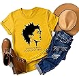 Black Power Black Girl Graphic T-Shirt Plus Size Tops Afro Woman Black Girl Tee Afro Girl Magic Tee