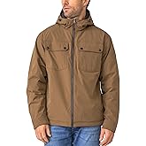 Free Country Men's Winter Midweight Jacket Water and Wind Resistant Coat Warm Insulated Hooded for Men-Cruiser