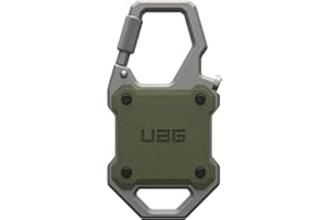 URBAN ARMOR GEAR UAG Designed for AirTag Case with Built-in Bottle Opener Monarch - Hard Shell Lock Case AirTag Holder with D