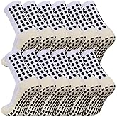 GEDOH Grip Soccer Socks Non Slip Sports Football Basketball Grip Pads Socks for Men2/4/6