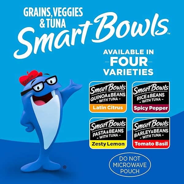 STARKIST SMART BOWLS TOMATO BASIL, 4.5 OZ POUCH (PACK OF 12) – FEATURES BARLEY & BEANS WITH WILD CAUGHT LIGHT TUNA
