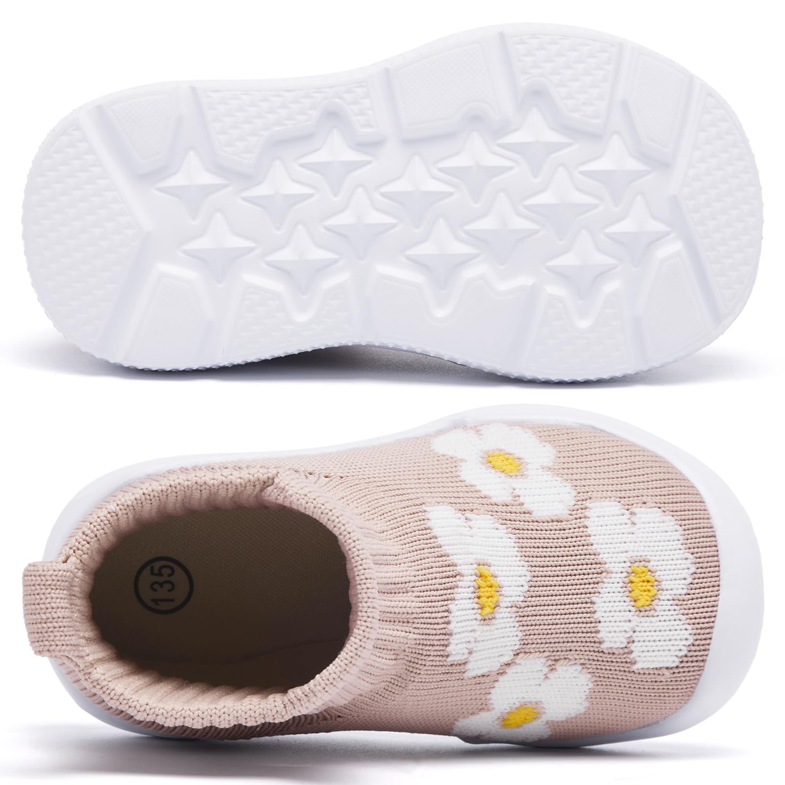 MORENDL Toddler Sock Shoes Baby Walking Shoes Infant Slippers Boys & Girls Non-Slip Sneakers