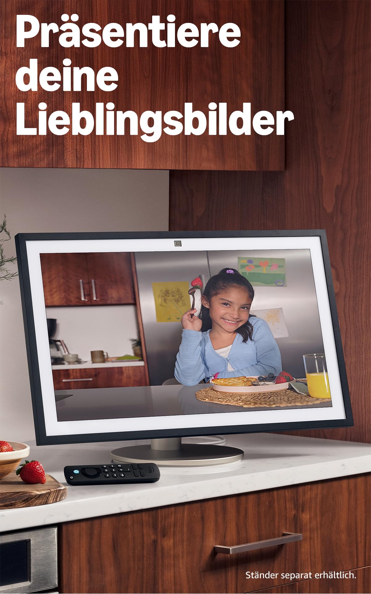 Amazon Echo Show 21 (neueste generation) | Beeindruckendes 21-Zoll-Smart-Display mit integriertem Fire TV, kraftvollem Klang, immersivem HD-Streaming und Alexa 5