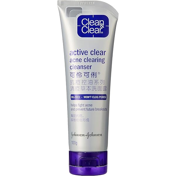 clean and clear active clear acne clearing cleanser