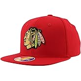ZHATS NHL Unisex Kids NHL Officially Licensed Youth Adjustable Snapback Hat Flat Bill Z11 Icon Team Color