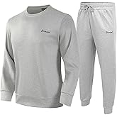 Brimisal Men's Tracksuits 2 Piece Sets Outfits For Men Sweatsuits Long Sleeve Crewneck Pullover Active Jogging Sportswear