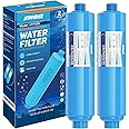 Kohree RV Water Filter, NSF Certified, Inline Water Filter Reduces Chlorine, Bad Taste, Odor, RV Accessories Ideal for Campers, Marine, Garden Hose, Boats, Trailer Motorhome, 2 Pack