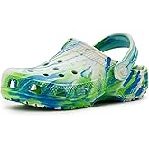 Crocs Unisex-Child Classic Watercolor Marbled Clog K