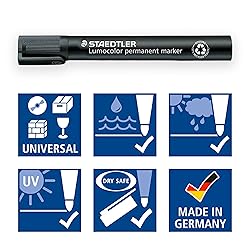 STAEDTLER Lumocolor Permanent Marker Box 4 colours