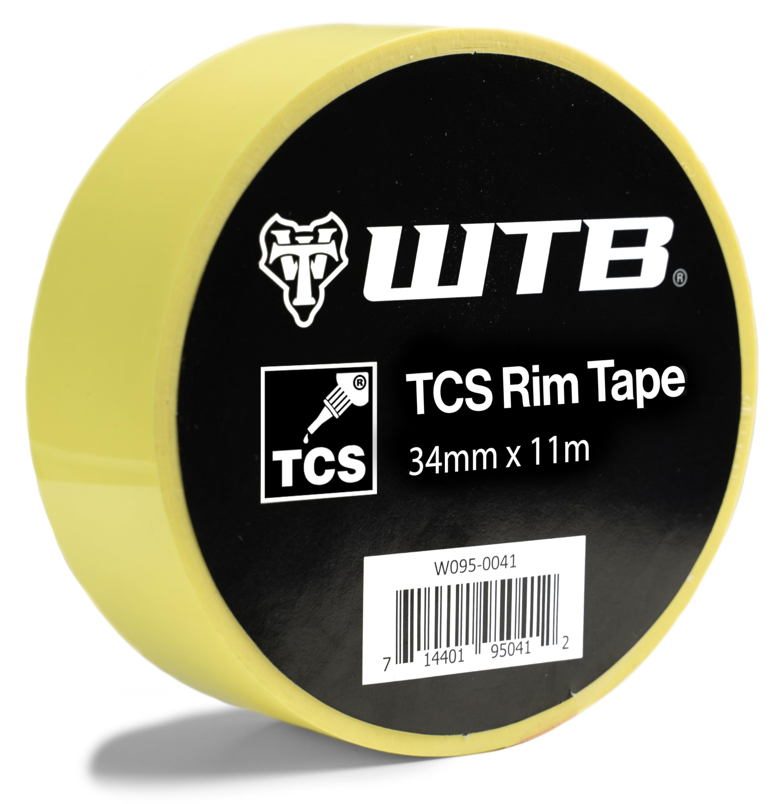 WTB TCS Tubeless Rim Tape - 34 mm x 11 m Roll for 5 Wheels | Durable Rim Tape for MTB, Road, Gravel Rims with 29 mm Inner Width | Airtight Tubeless Tape