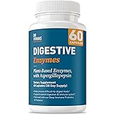 Dr. Tobias Digestive Enzymes with Amylase, Bromelain, Lipase, Lactase, Protease, Papain & More, Digestion Supplement with 18 Enzymes for Digestion and Gut Health, 60 Capsules, 30 Servings