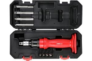 ARES 18021-1/2-Inch Manual Reversible Impact Driver - Standard and Long Slotted 5/16 & 3/8 and Phillips #2 & #3 Bits - Disengage Brake Caliper Screws and Rusted or Frozen Fasteners