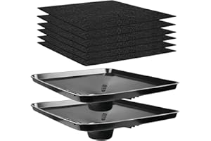 GENNIZZ 2Pack Transmission Drain Pans 17892 for Lisle Oil Drains, 6Pcs 22'' Oil Drain Splash Pads,Large Fluid Catch Pan Squar