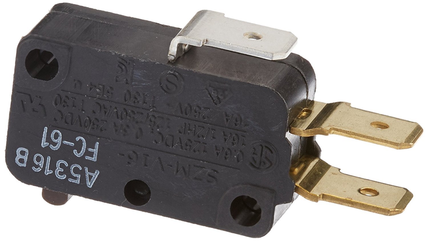 Edgewater Parts W10727360 Three Terminal Microwave Door Switch, Compatible with Whirlpool, Maytag, Amana, KitchenAid, Jenn-Air, and Estate