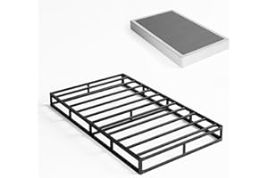 ZIYOO Twin Box Spring, Metal Box Springs, 7 Inch Mattress Foundation, Easy Assembly, Heavy Duty Support for 1000lbs, No Noise