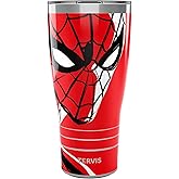 Tervis Traveler Marvel Spider-Man Spidey Zoom Triple Walled Insulated Tumbler Travel Cup Keeps Drinks Cold & Hot, 30oz, Stainless Steel