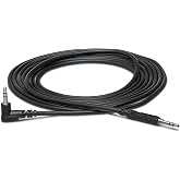 Hosa CMM-110R Stereo Interconnect, 3.5 mm TRS to Right-angle 3.5 mm TRS, 10 Feet