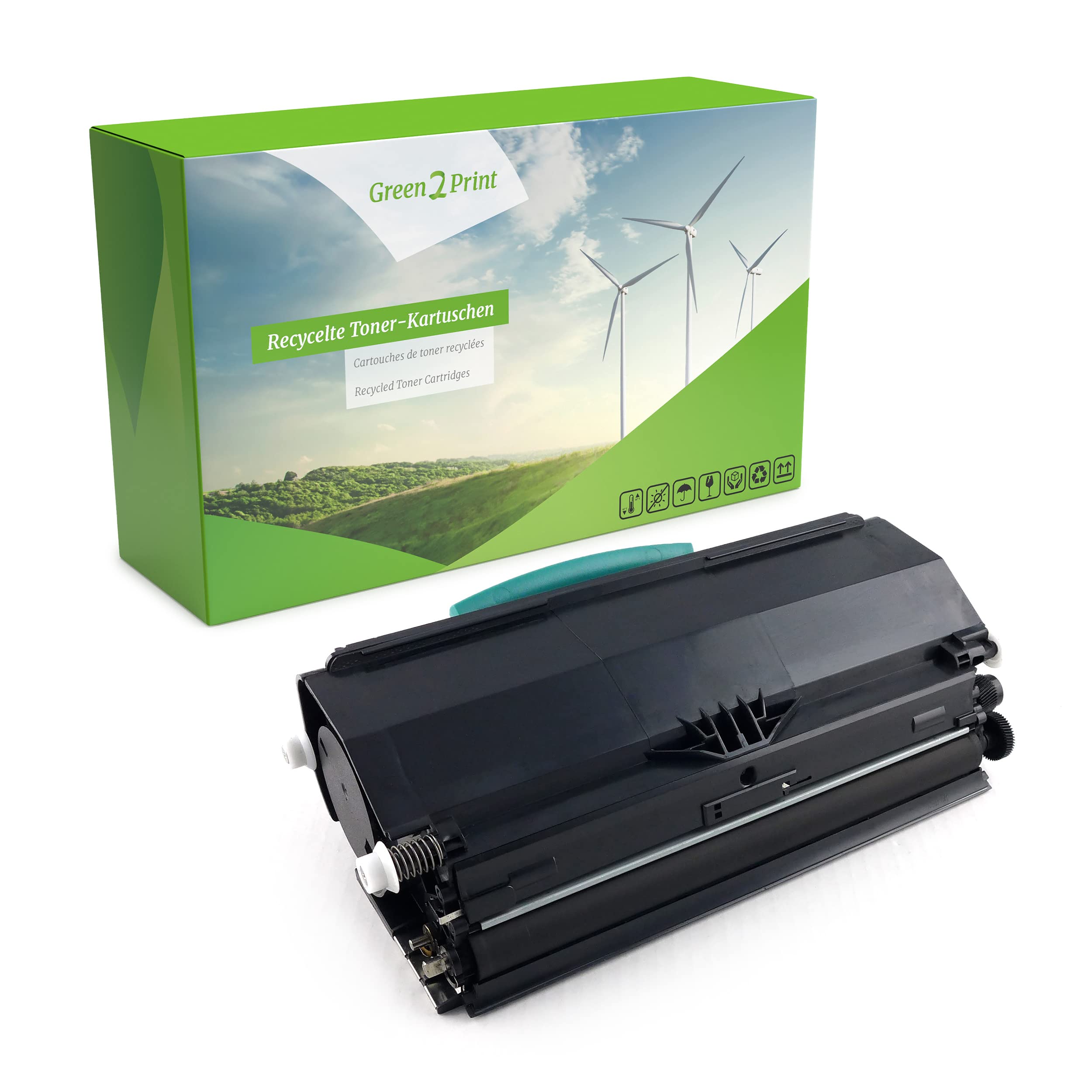 Green2Print Toner black 14000 pages replaces Lexmark 24B5850 Toner cartridge for Lexmark ES460DN, XS463DE, XS466DTE