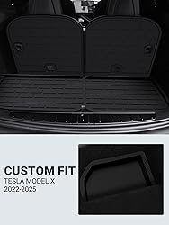 BASENOR 10PCS Tesla Model X Floor Mats 7-Seater All