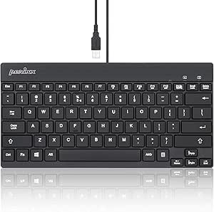 thumbnail image 2 of Perixx PERIBOARD-426 Wired Mini Low Profile Keyboard... 2 of 13