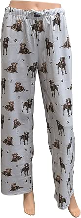 Chocolate Lab Unisex Cotton PJ Bottoms 