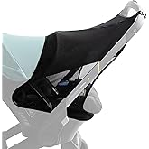 Stroller Sun Shade, Functional Sun Protection Extension Compatible with Doona car seat Stroller, 360 Sun Shade Baby Car seat UV Protection Sun Cover for Baby Pushchairs Strollers Accessories