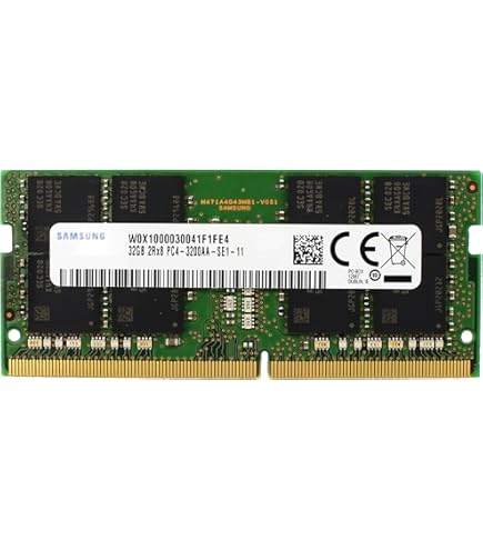 Samsung 32GB DDR4 3200MHz PC4-25600 (PC4-3200AA) CL22 SODIMM 2Rx8