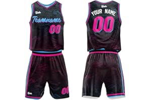 vients Custom Basketball Jersey Uniform for Men Women Adult Youth Print Name Number Logo