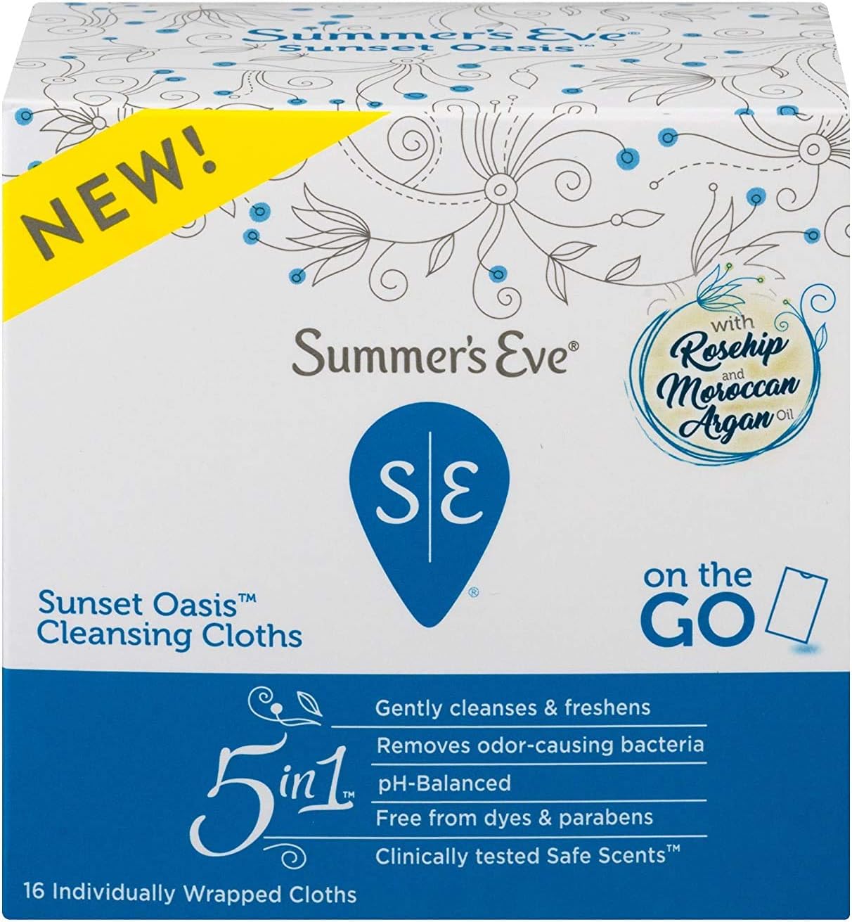 Summer's Eve Summer's Eve Sunset Oasis Cleansing Cloth - 16ea, 16count: Beauty