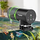 Freesea Automatic Fish Feeder for Aquarium: One-Touch Easy Setup &amp; 3 Timers | 7-14 Day Supply with 200ML Food Dispenser - Worry-Free Vacation Feeding for Betta Turtle Tank