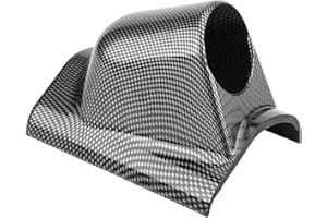 52mm Gauge Pod Holder, Universal ABS Plastic Racing Meter Bracket for Gas Temp Turbo Boost Voltage Tachometer Gauges Mounting