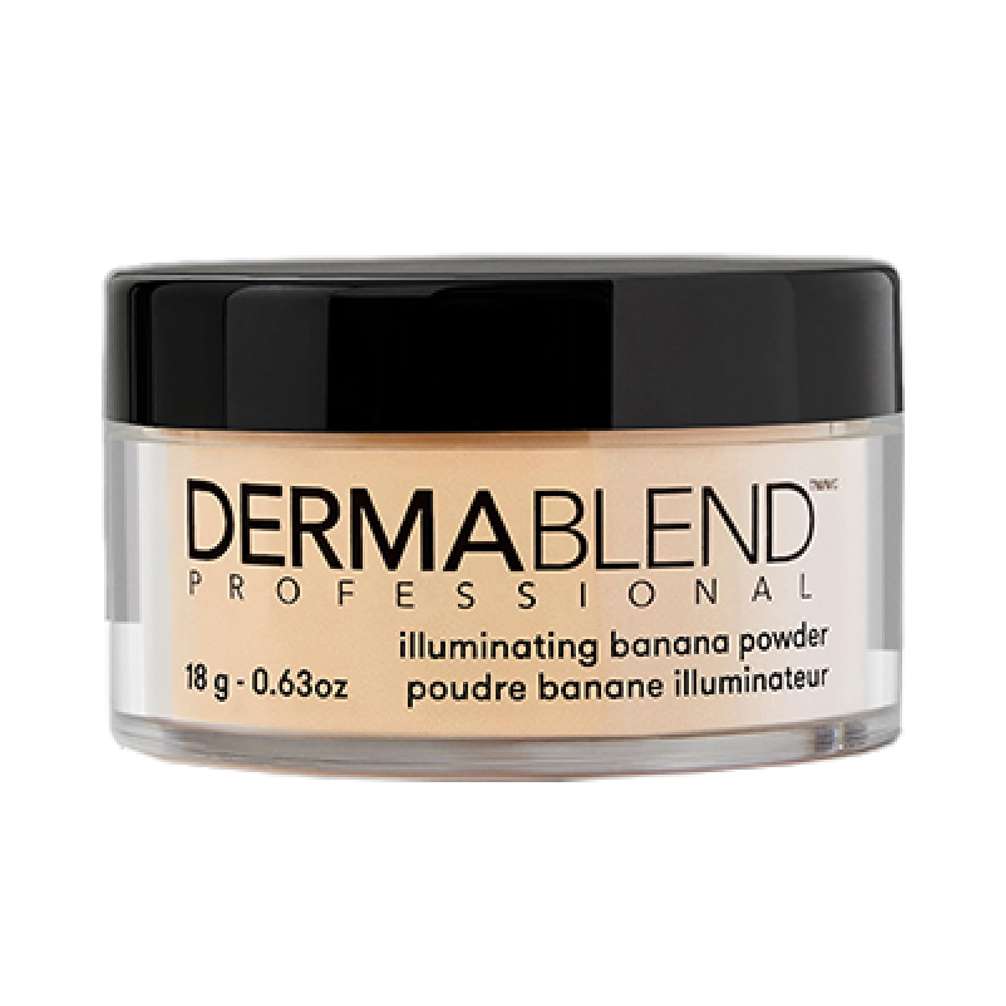 Dermablend Professional Illuminating Banana Loose Setting Powder - Sets Face and Body Makeup for Up to 16 Hours - Instantly Brightens Complexion - For All Skin Types, Tones, Conditions - 18g