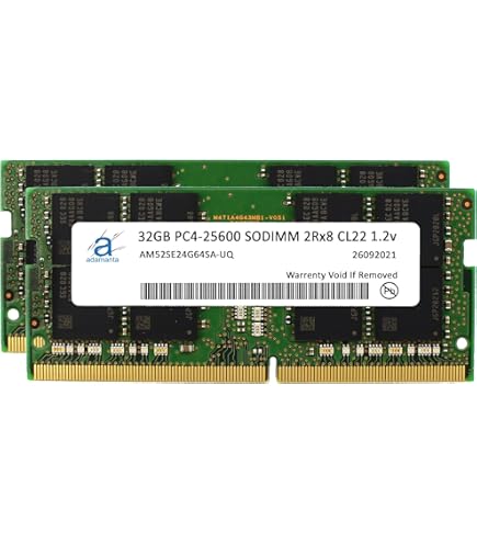 Samsung 64GB (2x32GB) DDR4 3200 MHz PC4-25600 SODIMM 2Rx8 CL22 1.2