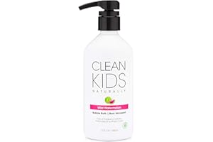 GABRIEL COSMETICS Clean Kids Naturally Wild Watermelon Bubble Bath, EWG Verified, 16oz