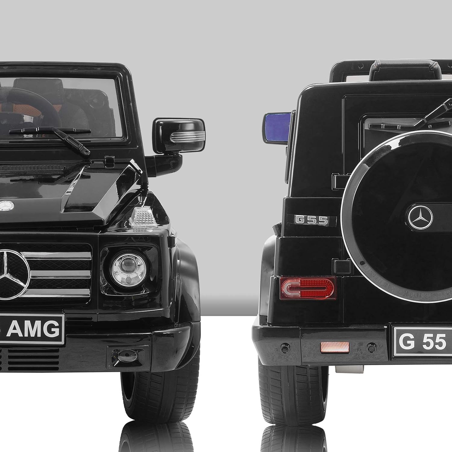 Mecor 12v Suv Benz G55 Voiture Electrique Pour Enfants Avec Telecommande Noir Lumiere Musique Vehicules Electriques Et Accessoires Jeux Et Jouets