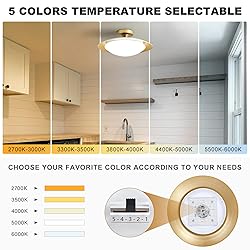 Dimmable Mid Century Modern Semi Flush Mount