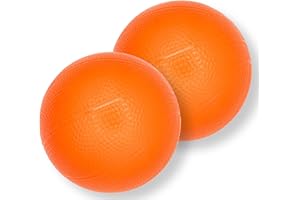 Four Brothers Replacement 6" Orange Indoor and Outdoor PVC Basketball for Little Tikes Easy Score (2 Ball Pack)…