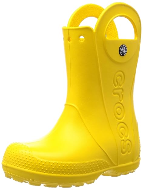 yellow croc boots