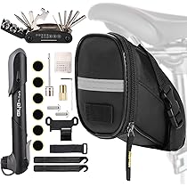MatyKit Bike Tool Kit With Tools Bag Bicycle Pump Bike Multitool Crank