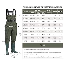 FISHINGSIR HISEA Fishing Waders for Men with Boots