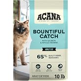 ACANA Dry Cat Food Bountiful Catch Salmon Catfish and Herring 10lb Bag | High Protein, Includes Probiotics, Omega-3 Fatty Acids, Digestive Health, Global Quality Ingredients