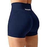 YEOREO Scrunch Butt Workout Shorts Women 3.5" Seamless V Cross Waist Sport Gym Amplify Shorts