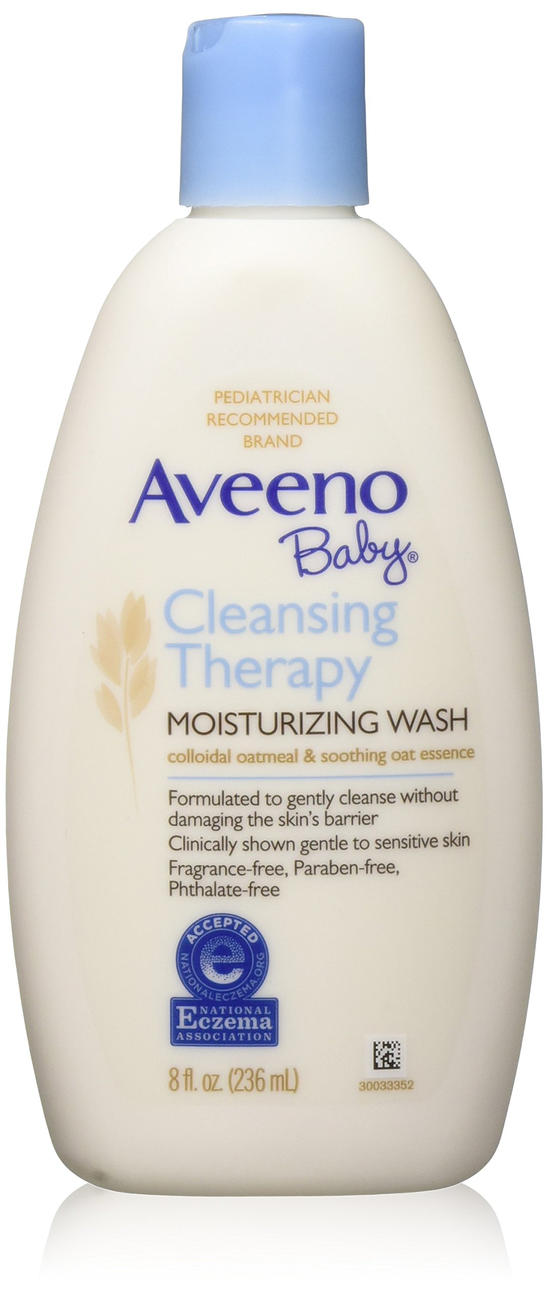 Aveeno Baby Cleansing Eczema Therapy Moisturizing Wash Scent Free