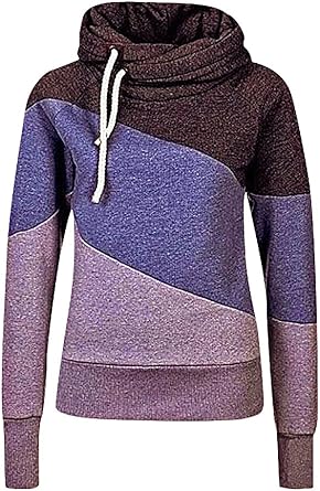 thick cowl neck hoodie