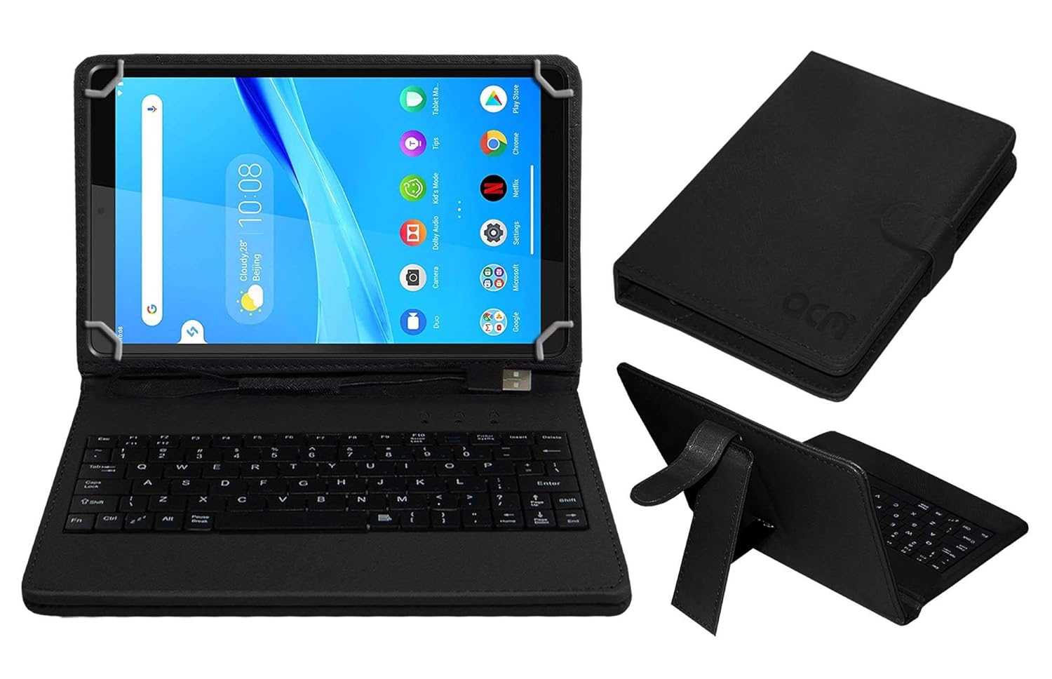 Acm USB Keyboard Case Compatible with Lenovo Tab M8 (WiFi) Tablet Cover