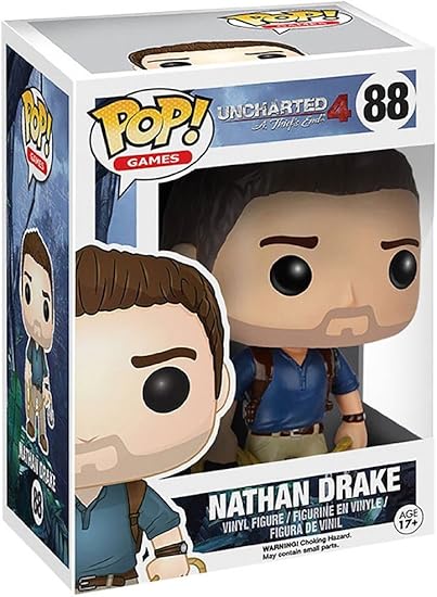 Funko POP Games: Uncharted Action Figure - Nathan Drake