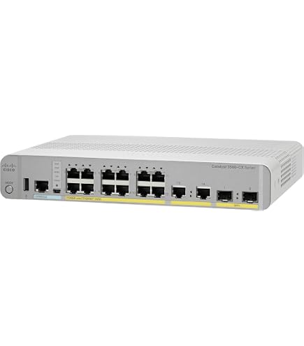 Amazon.com: Cisco WS-C3560CX-12PD-S Catalyst 3560-CX 12 Port PoE