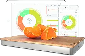 The Orange Chef Prep Pad- Smart Food Scale, Silver