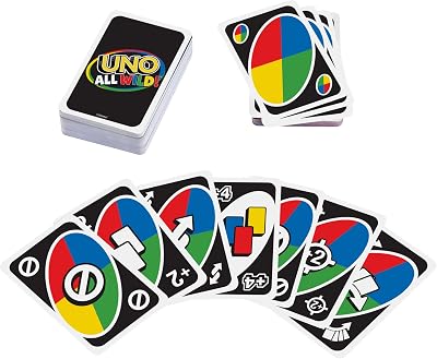 Mattel UNO All Wild Card Game 112 Cards Gift for Family 7 Years & Up